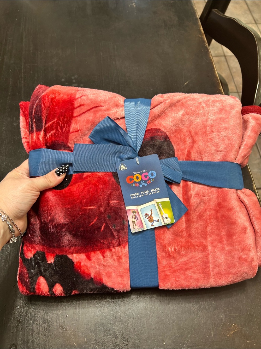 Disney Coco Red Plush Throw Blanket